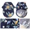 Summer Breathable Pet Beach Shirts for Dogs Cute Hawaii Casual Dog Cat Clothing Floral T Shirt for Small Dogs Chihuahua Clothes