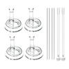 Purea 4p Straw Tops Compatible with Other Companies + 2p Straw Pipes + 2p Straw Pipes, 1 Set