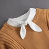 Women Detachable Cotton Blouse False Collar Shirt Fake Collar Lapel Clothes Accessories