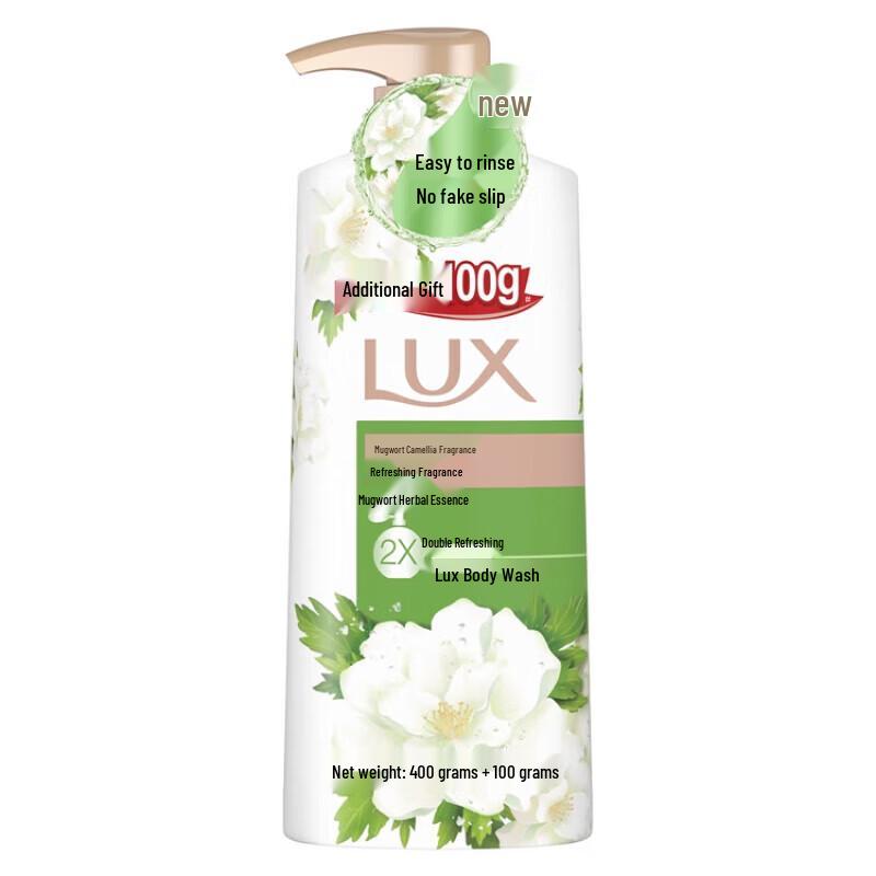 LUX Refreshing Fragrant Body Wash, Artemisia & Camellia Scent, 500g