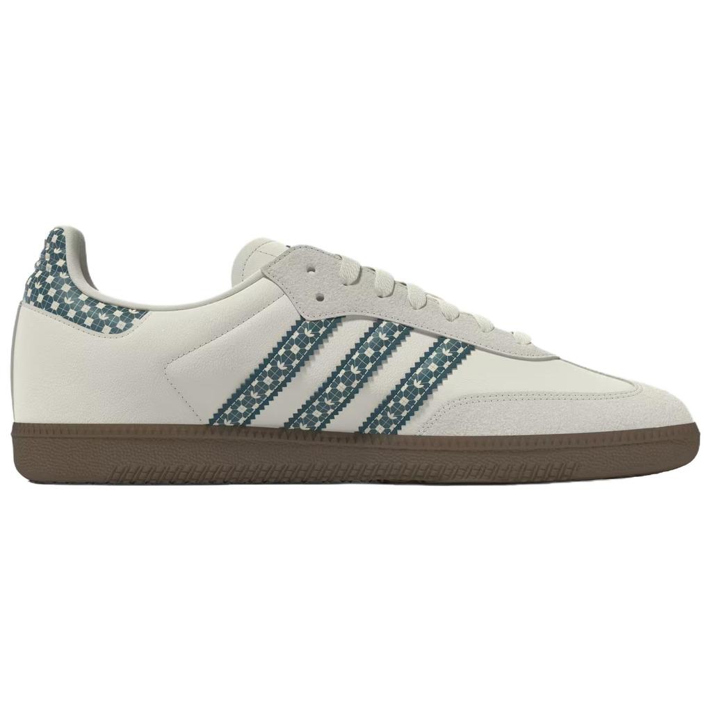 adidas Кроссовки Samba OG Немецкая армия Мужские Бежевый Зеленый KJ7909
