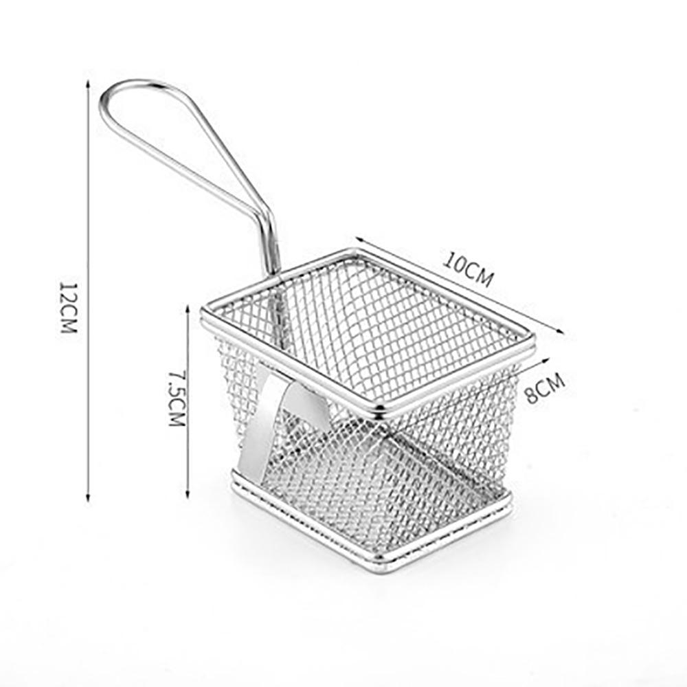 С крючком и ручкой корзина для фритюра серебристый дуршлаг для хот-пота сетчатый подвесной дуршлаг кухня