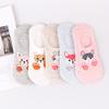5 пар/лот милые носки с животными в стиле Харадзюку, женские летние корейские носки с изображением кота, медведя, кролика, забавные низкие носки до щиколотки