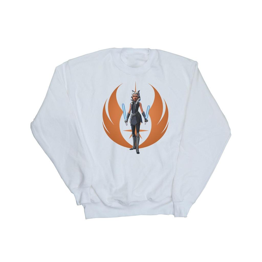 Star Wars Mens Clone Wars Ahsoka Rebel Pose Sweatshirt