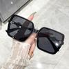 Chain Sunglasses Women'S Light Luxury Temperament Hundred Pagoda Tide Sunglasses High-End Sense In Small Glasses