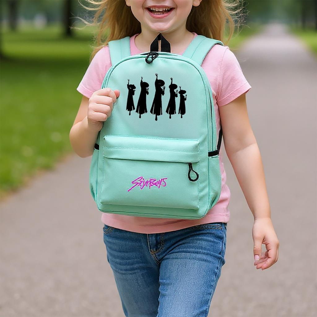 Features The Saja Boys Print, Inspired By The Witch Hunters, With , Kid-friendly Action Illustrations Of The Characters