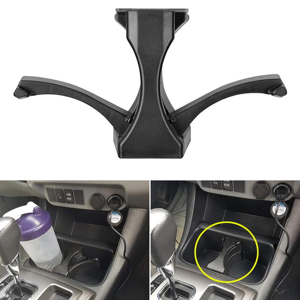 Подстаканник Разделитель Вставка Центральная консоль для Toyota Tacoma Toyota Tacoma 2005-2015 Sequoia 2008-2018 Аксессуары для автомобильных подстаканников