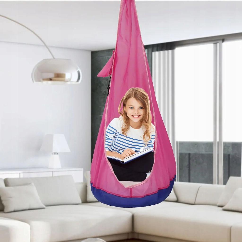 Garden Home Swing Cocoon For Children Hanging Chair Seat Pink