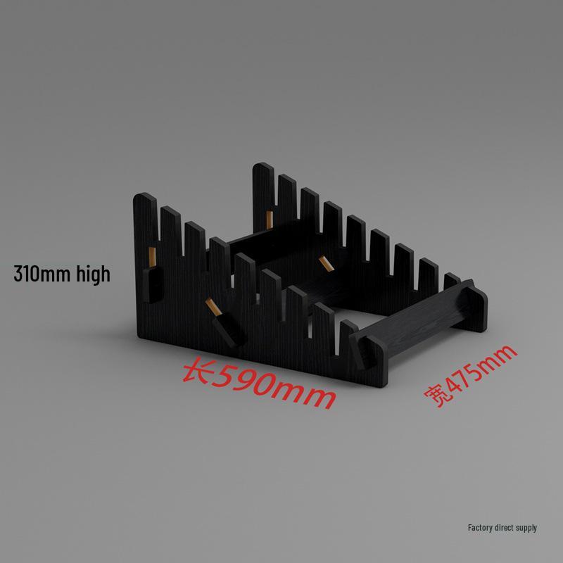 Wooden Tile Display Stand: Vertical Floor Tile Sample Rack for Multi-Functional Use, 800x600 Floor-Standing Insert Design