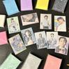 50 шт. чехлов для карт Kpop 61x91 мм 20C Heart Bling держатель для голографических открыток с верхней загрузкой пленок фотокарточек игровых фотокарточек протектор