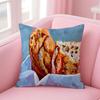 fashion breathtaking colors AAlai Ganuza ART Cushion Cover Pillowcase Short Plush Invisible zipper Room Sofa Cushion Cover