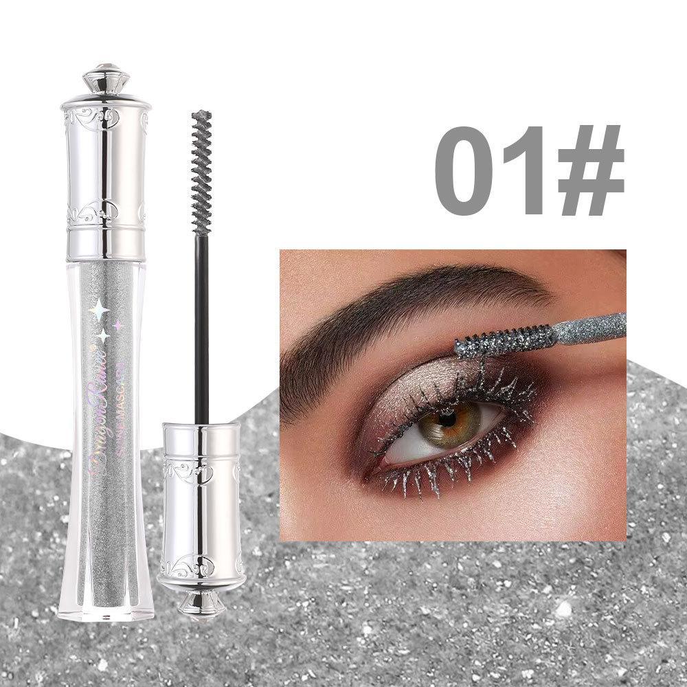 Dragon Ranee Водостойкая тушь для ресниц CZ Diamond Shiny Sapphire Blue Glitter Gold Silver Pearlescent Sequin Mascara
