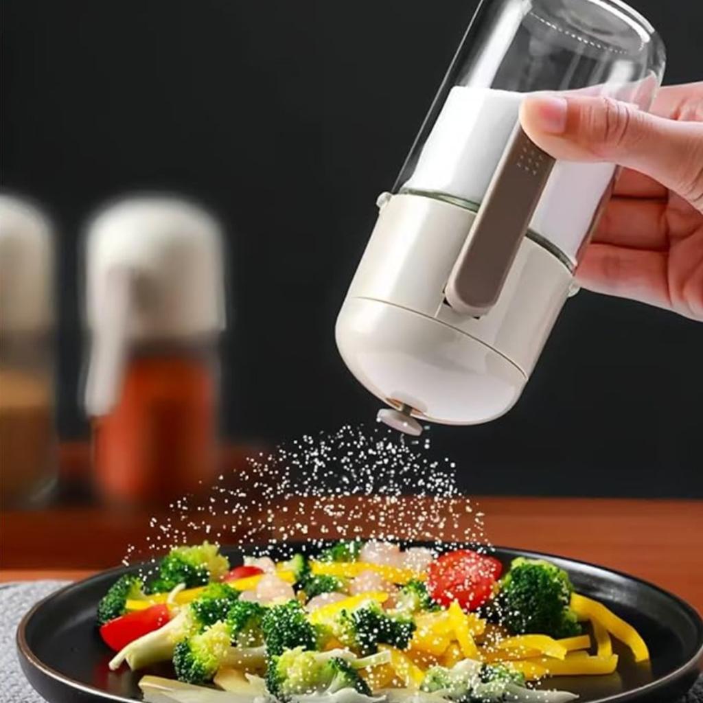 Солонка из нержавеющей стали, 2 шт., точный количественный дозатор для специй, дозатор, солонка, контейнеры для специй, дозатор для бутылочек с приправами