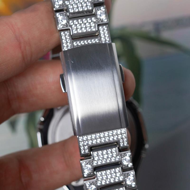 Casio Мужские часы с двойным дисплеем (жидкокристаллический/аналоговый) Серия Черные часы GA-2100-1A-