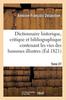 Книга Dictionnaire Historique, Critique Et Bibliographique Contenant Les Vies Des Hommes Illustres Tome 27