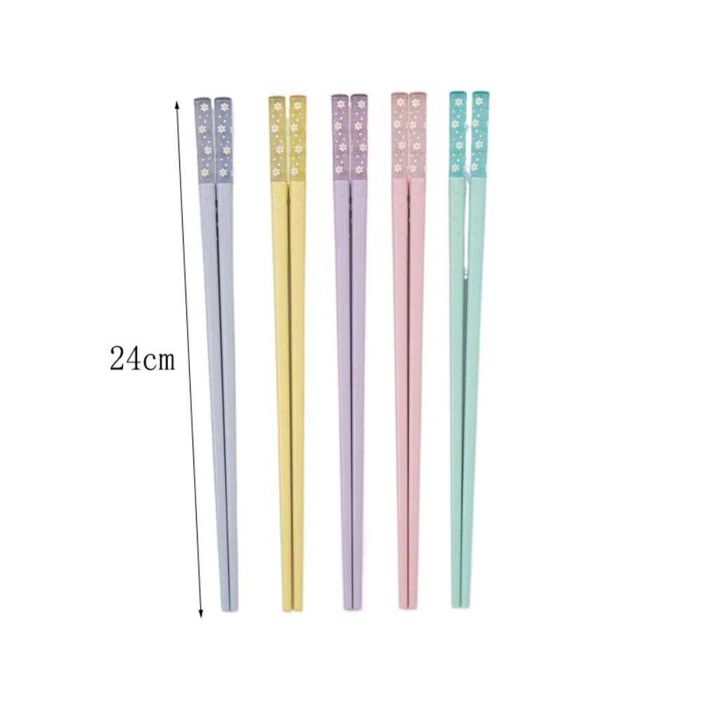 5 pairs Multicolor Sushi Sticks Fiberglass Japanese Chopsticks Amber Sakura Chopsticks Ramen