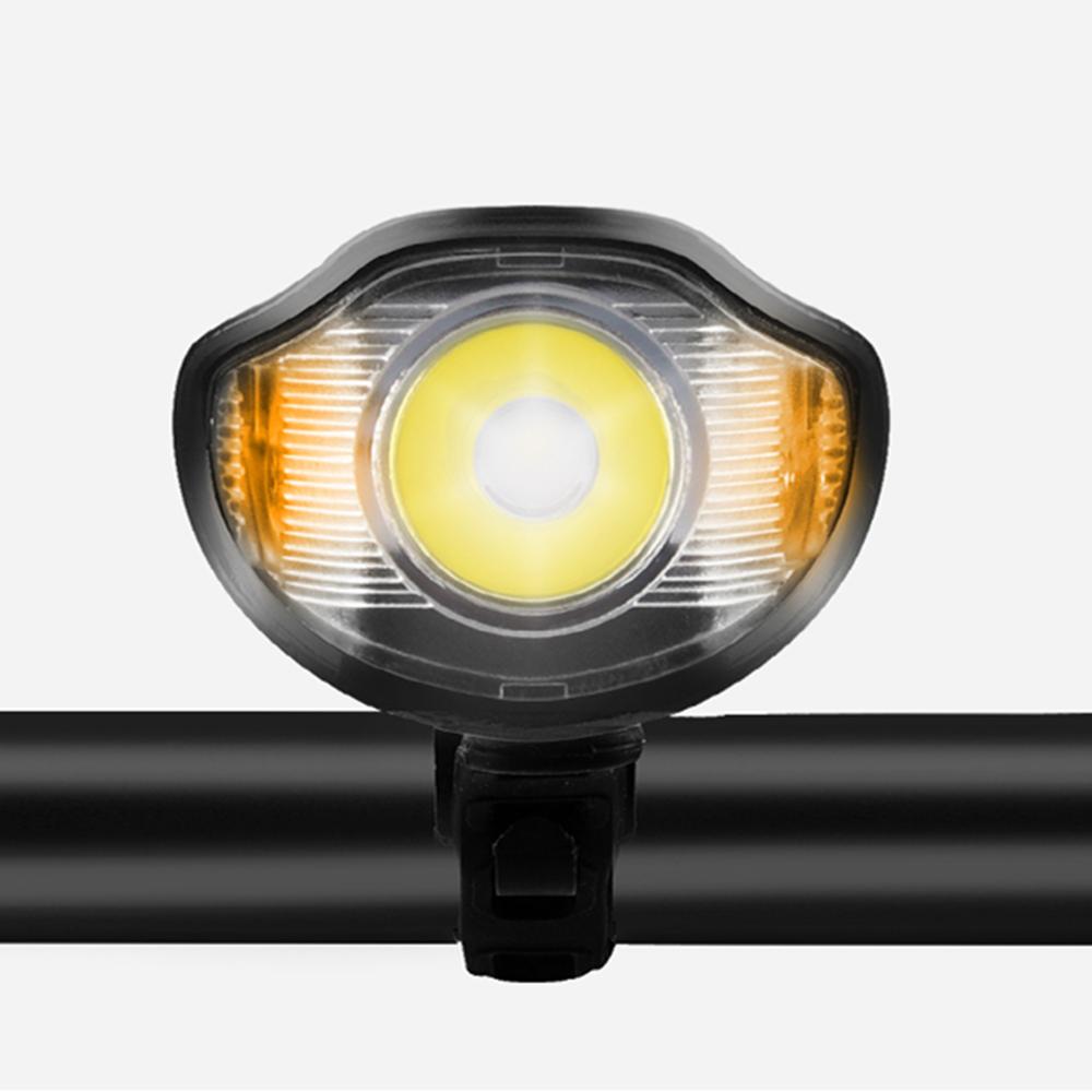 Front LED Bicycle Light with USB connector, speedometer and horn