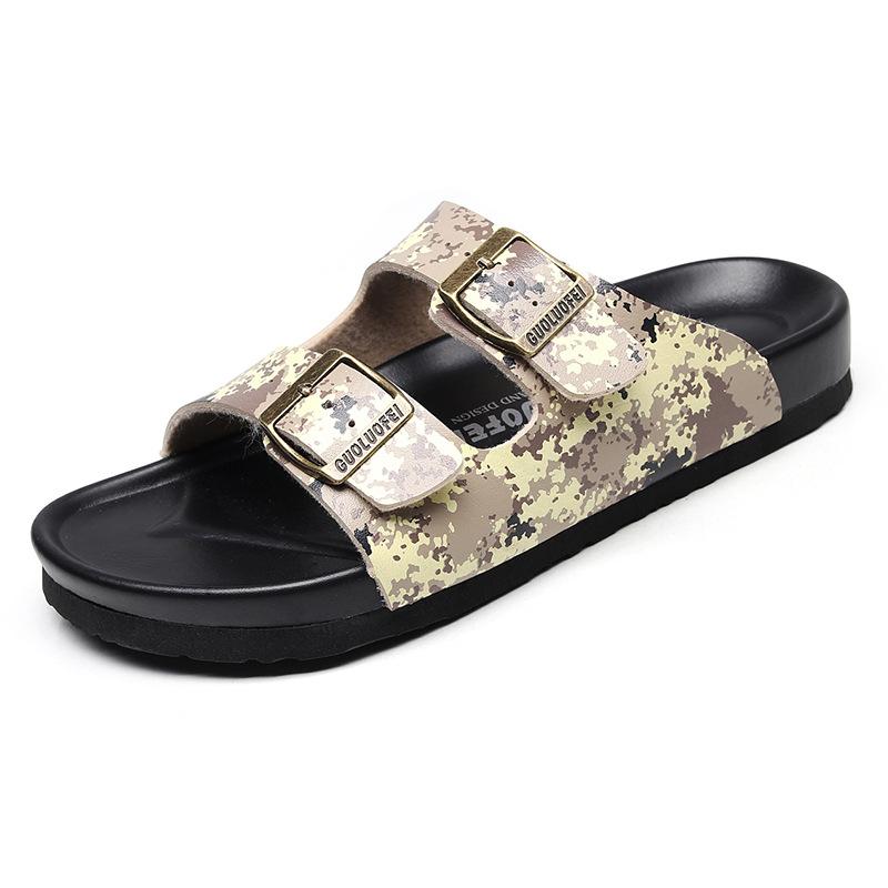 8 стильных женских тапочек 2024 года, пляжные сандалии на плоской подошве для отдыха, летние тапочки для пар, повседневные шлепанцы, женская обувь, большие размеры 35-45