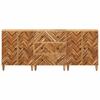 Storage Cabinets 3 pcs Brown 60 x 33.5 x 75 cm Solid Mango Wood