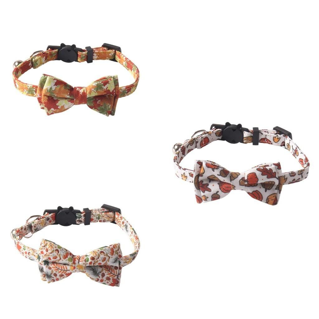 Очаровательный новый ошейник для питомца из осенней серии с кленовыми листьями и тыквами, треугольный шарф и дизайн с подсолнухом