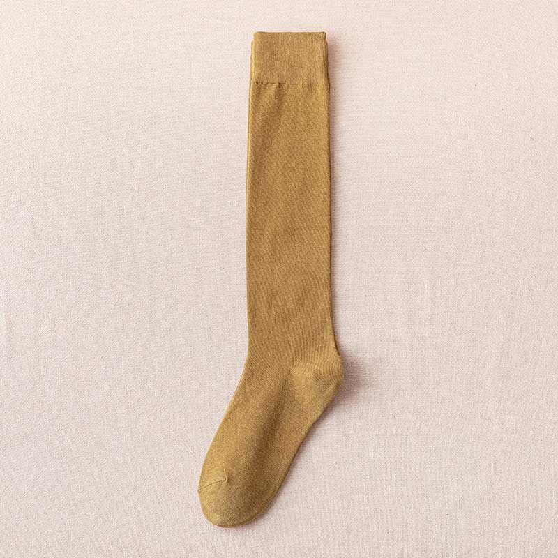 Женские гольфы, хлопковые зимние теплые носки, белые, черные вечерние сексуальные длинные носки для танцев, модные носки до середины икры