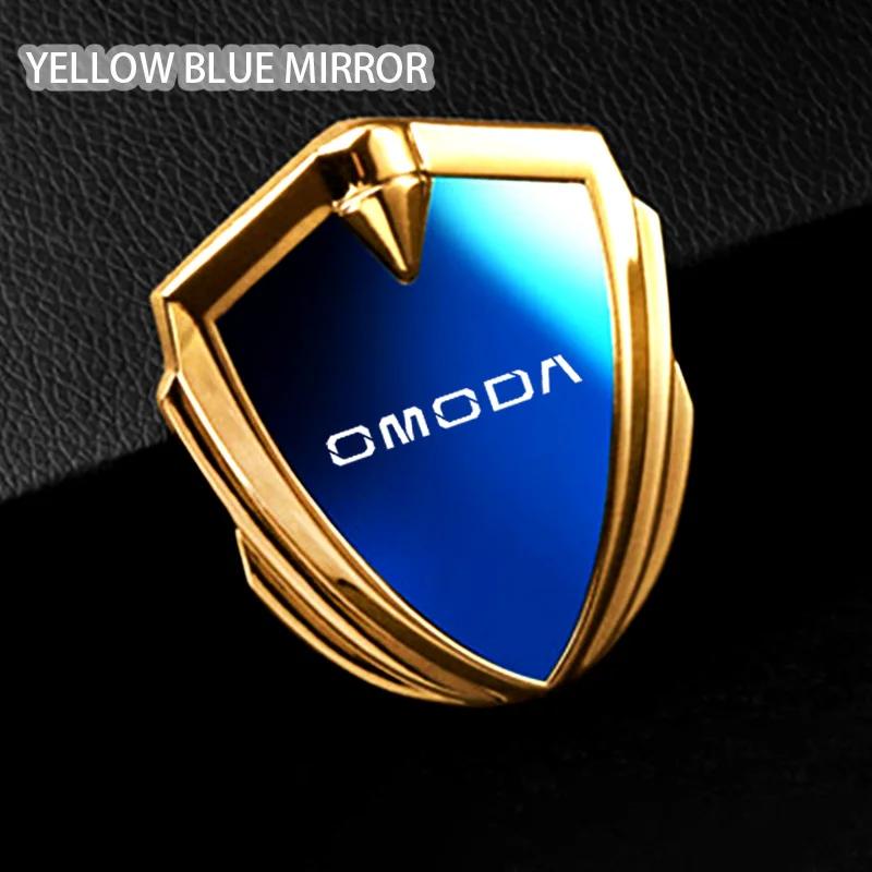 Металлическая 3D Наклейка-ЭмблемаДля Chery Omoda 5 E5 Ev 5 2025 Логотип Чехол для Ключа Кейс для Ключа Детали Комплекта Кузова Аксессуары Защита Кузова Автомобиля Значок