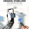 Handheld Gimbal Smartphone Extendable Monopod Bluetooth Handheld Stabilizer with Tripod Selfie Stick Folding Gimbal for Smartphone Xiaomi iPhone