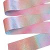 2/4М Цветная гимнастическая лента с палочкой Блестящая танцевальная лента Многофункциональная лента для вращения Стример Эстетичная для детей девочек