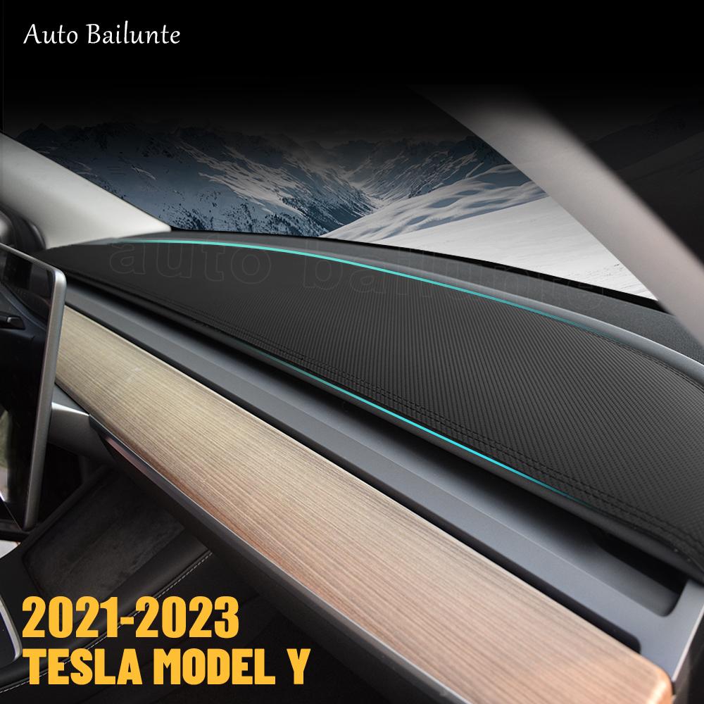 Для Tesla Model Y 2022 2023 внутренние автомобильные аксессуары, коврик для приборной панели, декоративная подушка для приборной панели, светозащитный коврик, нескользящий