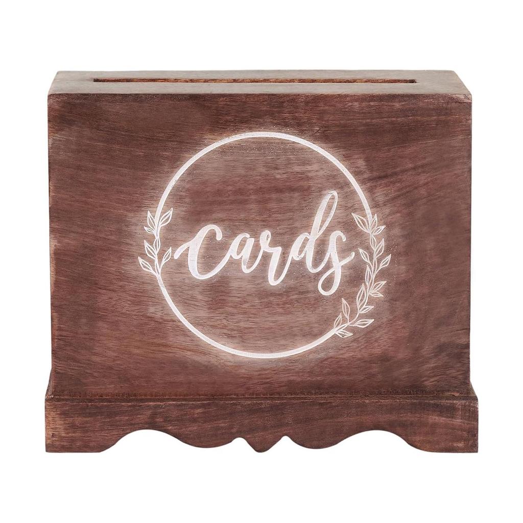 Eximious India Wedding Card Box with Card Slit and Lock 12"X10"X4.5"- Gift Wishing Well Card Box for Weddings, Receptions, Birthdays,...