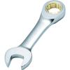 TRUSCO Ratchet Combination Wrench 19 (Short Type) Nominal TGRW-19S