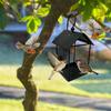 Wrought Iron Bird Feeder, Bird,proof Feeding Hanging Outdoor Decoration For Gardens