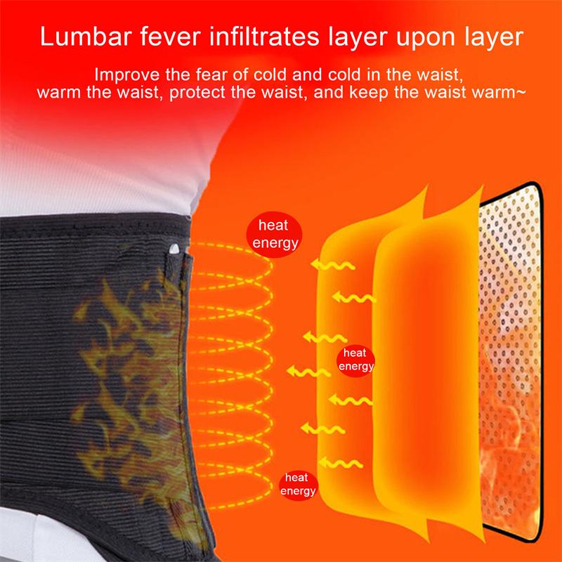 Поясной ремень с самонагреванием нижней части спины поддерживает магнитотерапию поясничный пояс