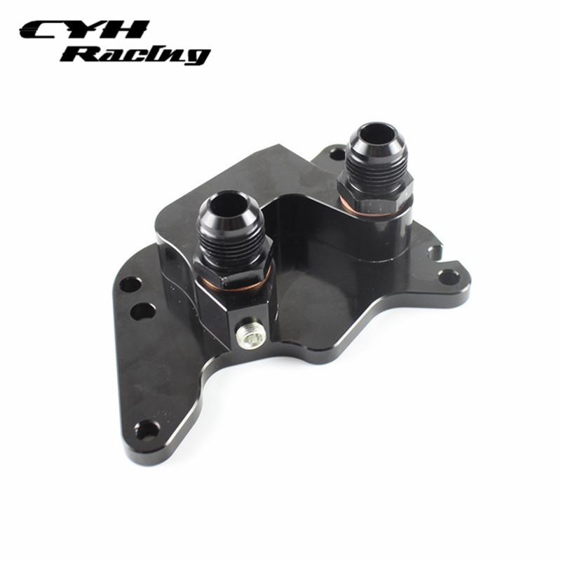 Aluminum AN10 Oil Filter Cooler Sandwich Plate Adapter kits For MINI COOPER S R56