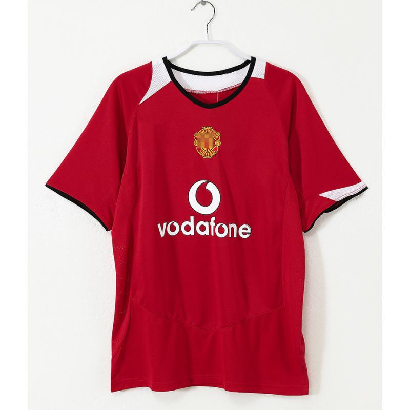 Red Devils 0406 Manchester United Premier League Jersey No. 7 C Ronaldo Long Short Sleeve  Rooney 08-09 Champions League Edition Manchester United