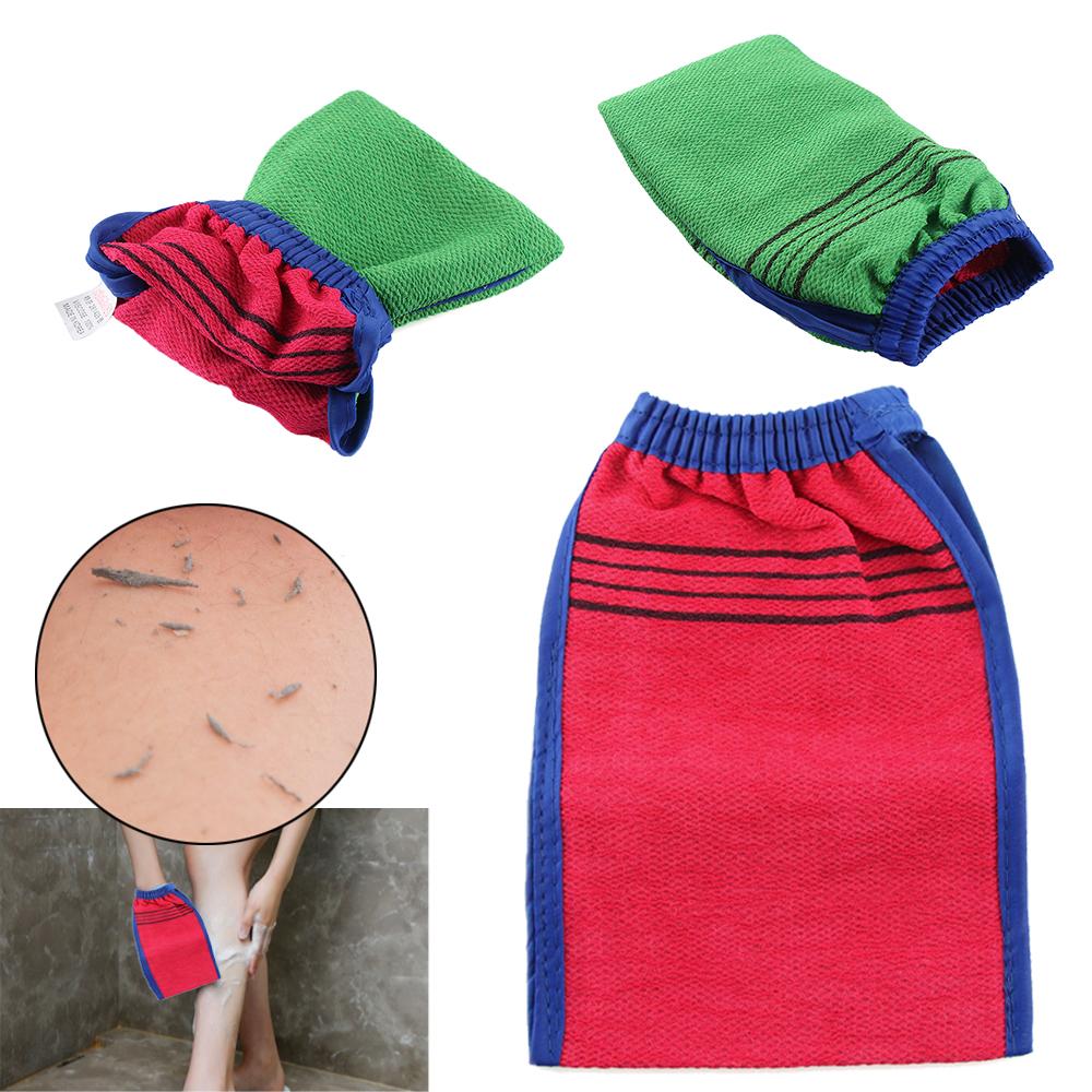 Color Bathroom Products Body Cleaning Dead Skin Removal Bath Glove Scrub Mitt Shower Spa Exfoliator