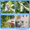 WATINC Winter Snowflakes Rainbow Window Clings - 47Pc Snowmen Tree Anti-Collision Holiday Window Decals to Save Birds, Reble Non-Adhesive Stickers