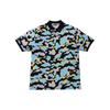 Bape Новый многоцветный камуфляж Свободная рубашка-поло 1H30-112-003