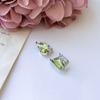 Серебряные серьги с хризолітом 9.628ct (2157373)