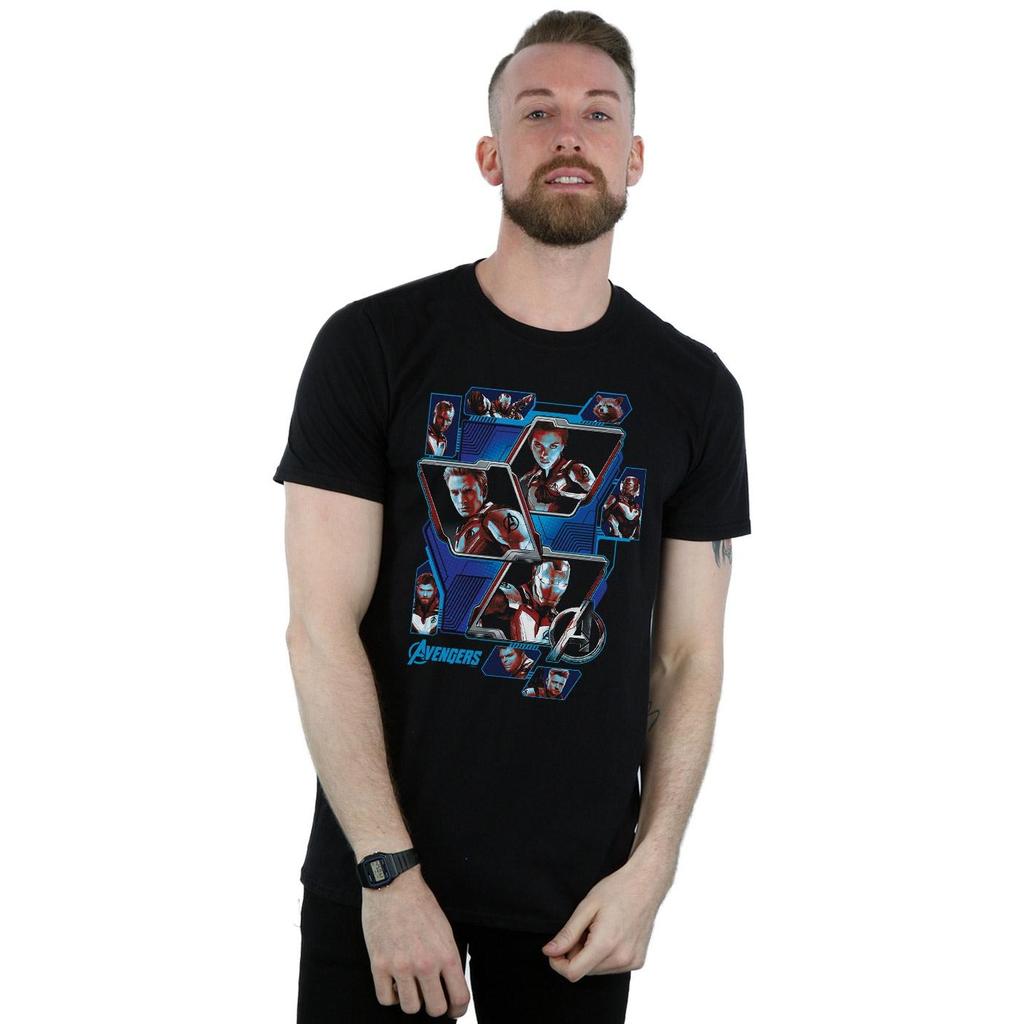 Marvel Mens Avengers Endgame Hero Panels T-Shirt
