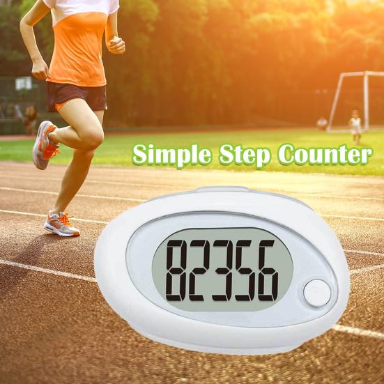 3D-шагомер с большим цифровым дисплеем, высокоточный компактный размер, портативный счетчик шагов, фитнес-трекер для активного отдыха
