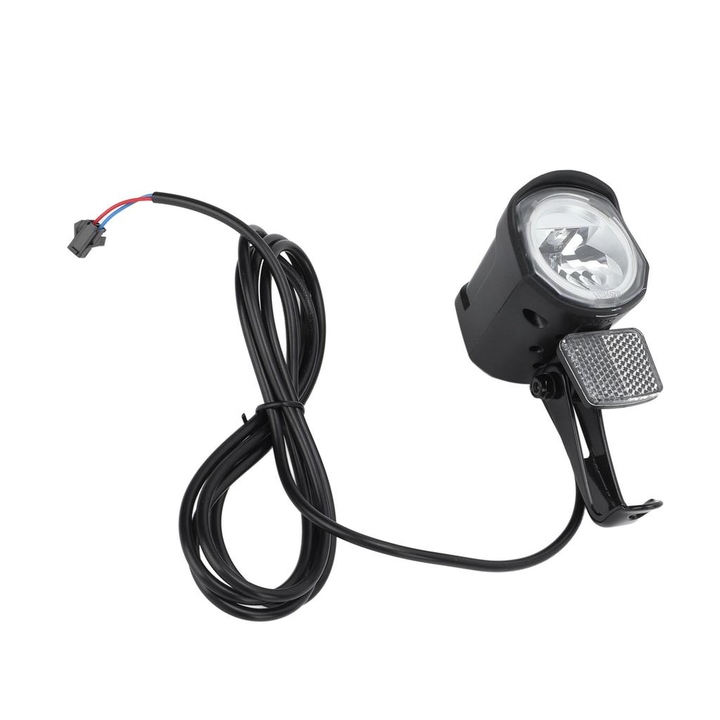 Передний свет для электровелосипеда DC12V - 72V LED свет SM штекер 2 контакта Прочный ABS фара для электровелосипеда