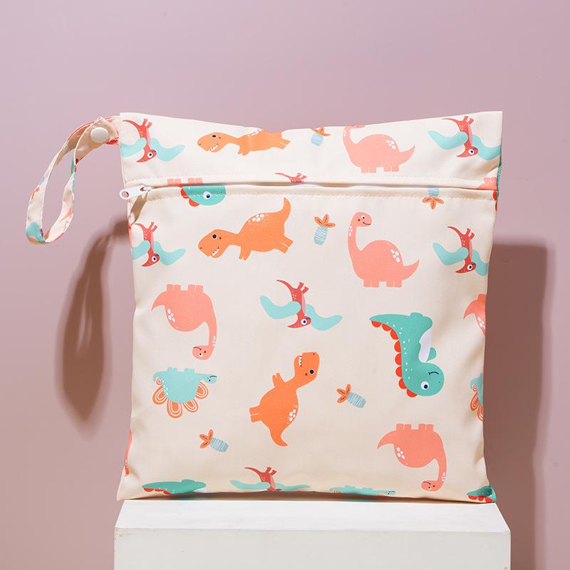 Waterproof Baby Diaper Bag for Stroller - Hangable Storage & Wash Bag