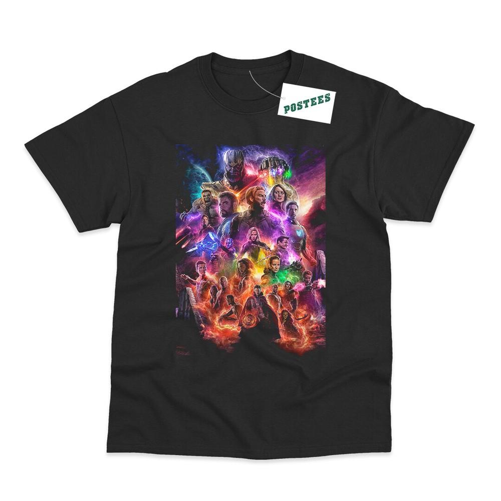 Avengers Infinity War amp; End Game Inspired Movie Poster Style Printed TShirt Unisex T-Shirt