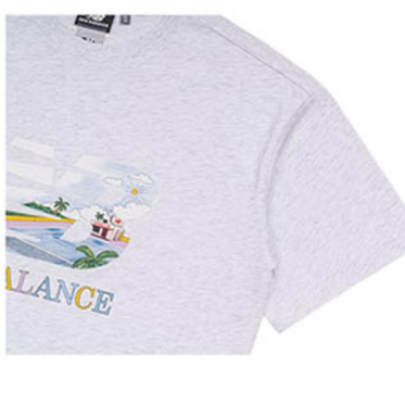 New Balance Футболка с коротким рукавом Half Club Nbnec22603 Lg Tripper Big Logo унисекс