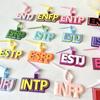 Letter MBTI Key Chain Korean Style 16 Type Personality Key Chain Non-woven Pendant  Decoration