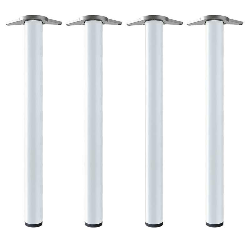 PATAS DE MESA SET OF 4 LEGS NEIVA MODEL FOR TABLE 60ø H710 WHITE FINISH
