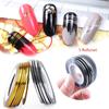 5 Rolls/set Hot 0.5mm Glitter Tape Stickers Nail Art Striping Line Nail Sticker Foil DIY Manicure