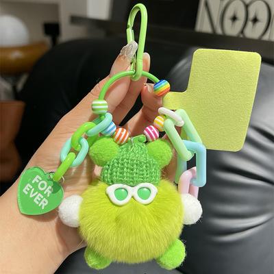Очаровательный плюшевый брелок DIY мультяшный персонаж подвеска для сумки для рюкзака ключей