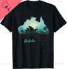 Travel Australia Map Sydney Australian Vacation Souvenir Cotton Tee Casual Streetwear Vintage Clothes Camiseta Hombre